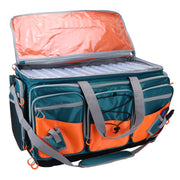 Saltwater Resistant Fishing Tackle Bag, Heavy-Duty Tackle Box Organizer, Waterproof Non-Slip Bottom