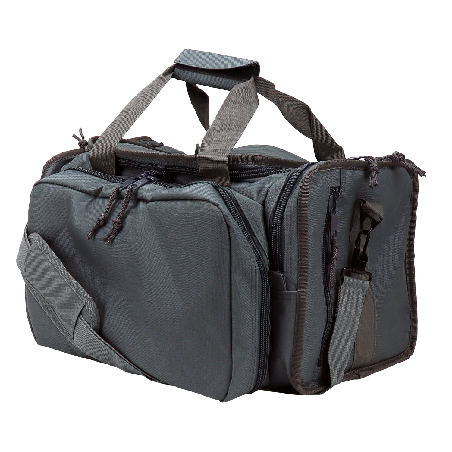 Tactical Range Bag with 9 Compartments and 2 Removable Pistol Pouches