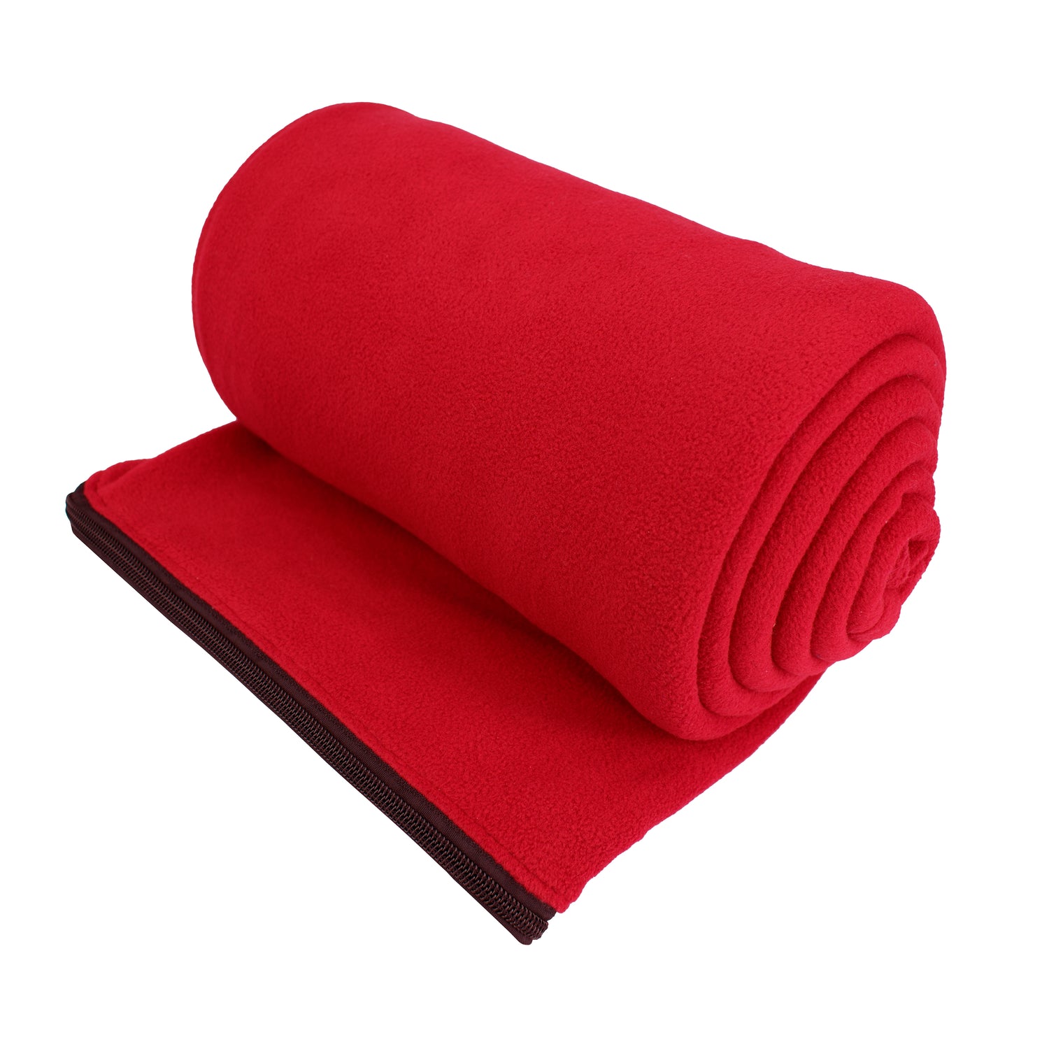 Osage River Microfiber Fleece Sleeping Bag Liner-Red