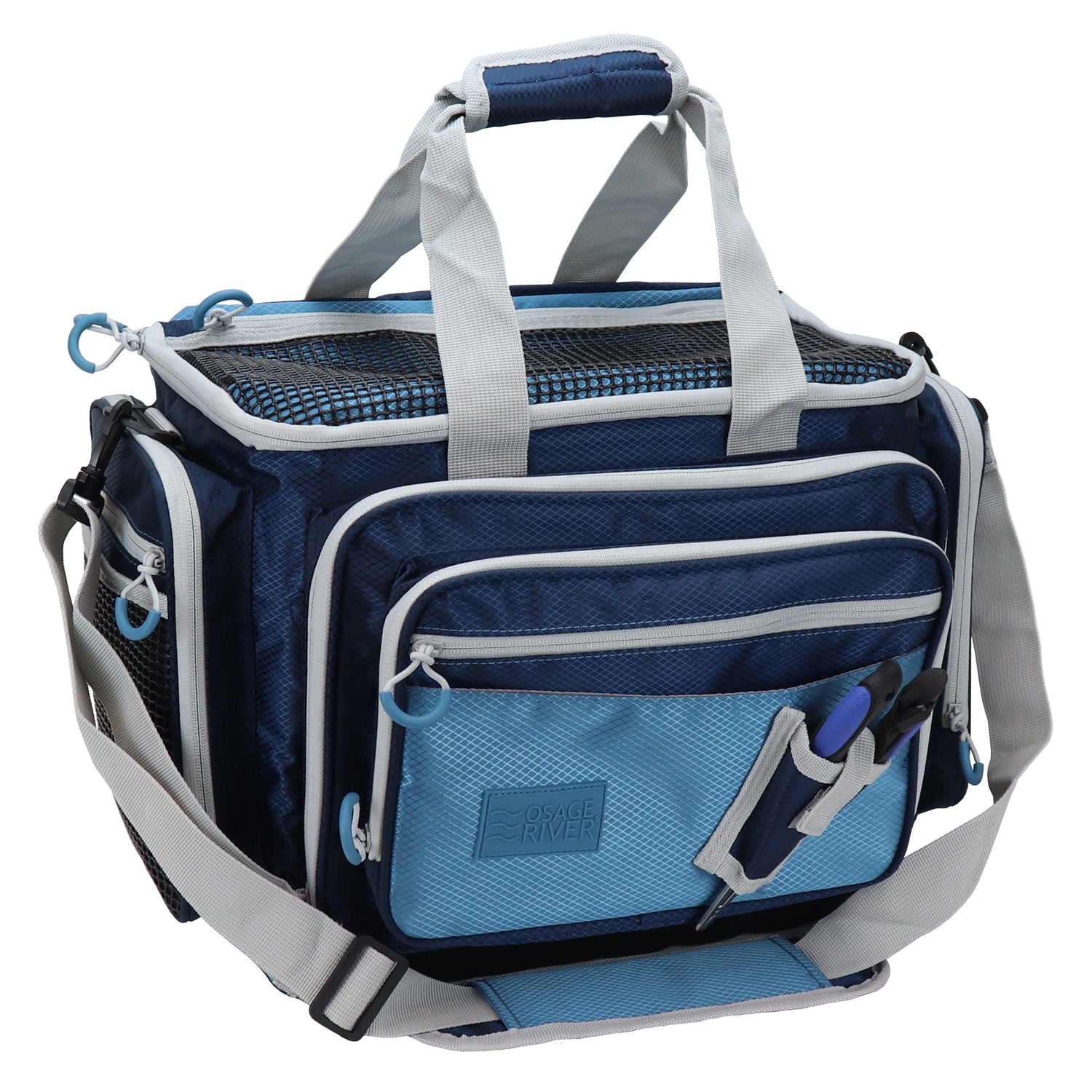 Osage River Boss Fishing Tackle Bag-Medium-Navy