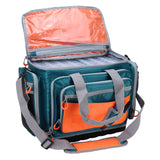 Osage River Boss Fishing Tackle Bag w Tackle Boxes-Medium-Green