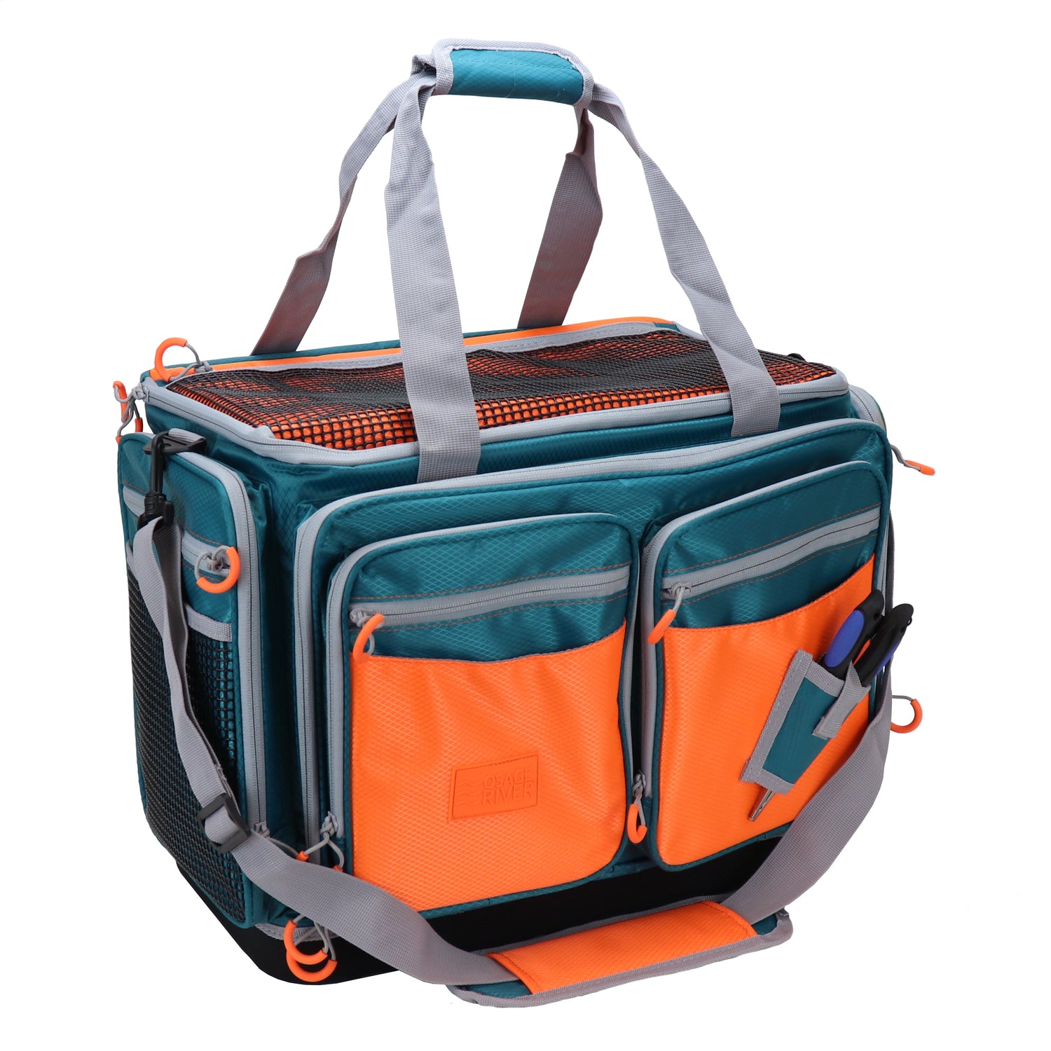 Osage River Boss Fishing Tackle Bag-Large-Green