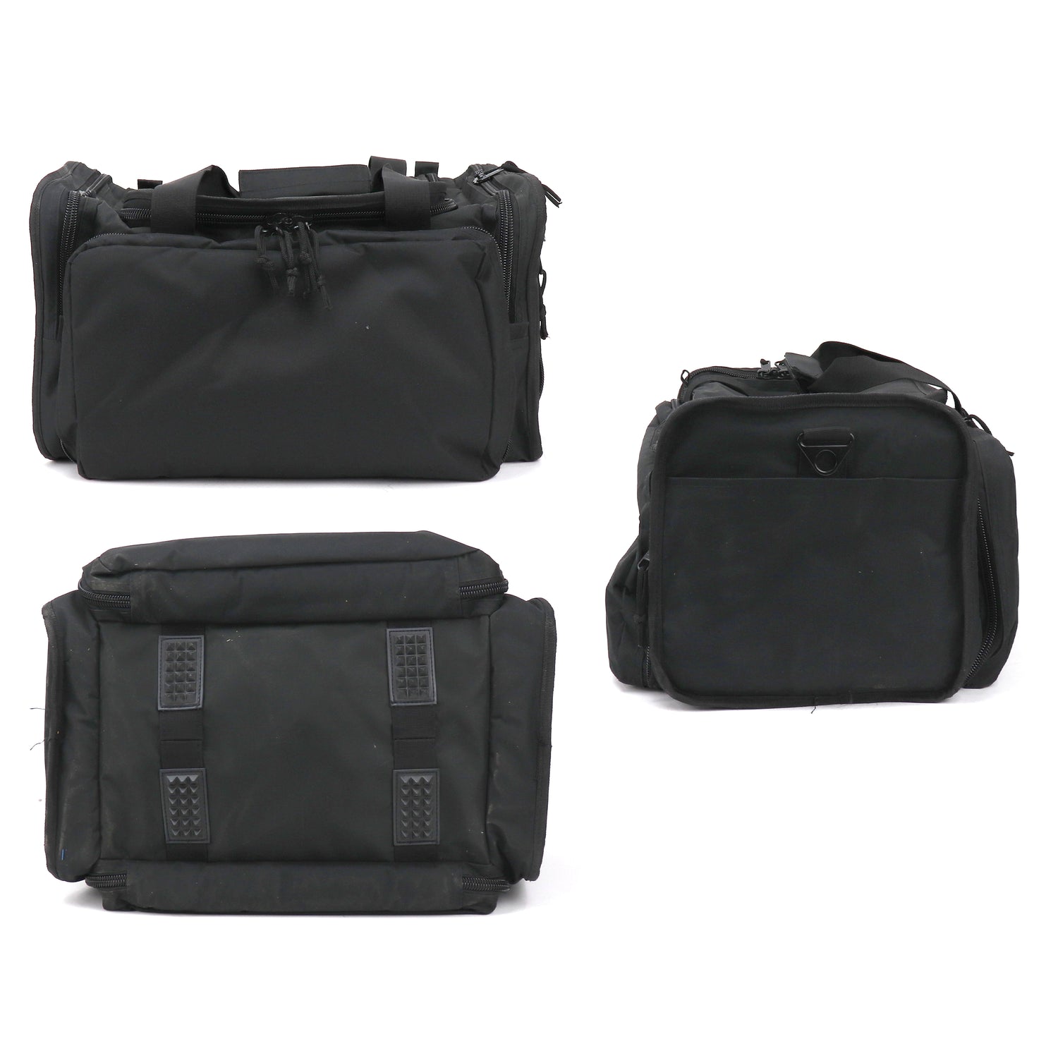 Tactical Range Bag with 9 Compartments and 2 Removable Pistol Pouches