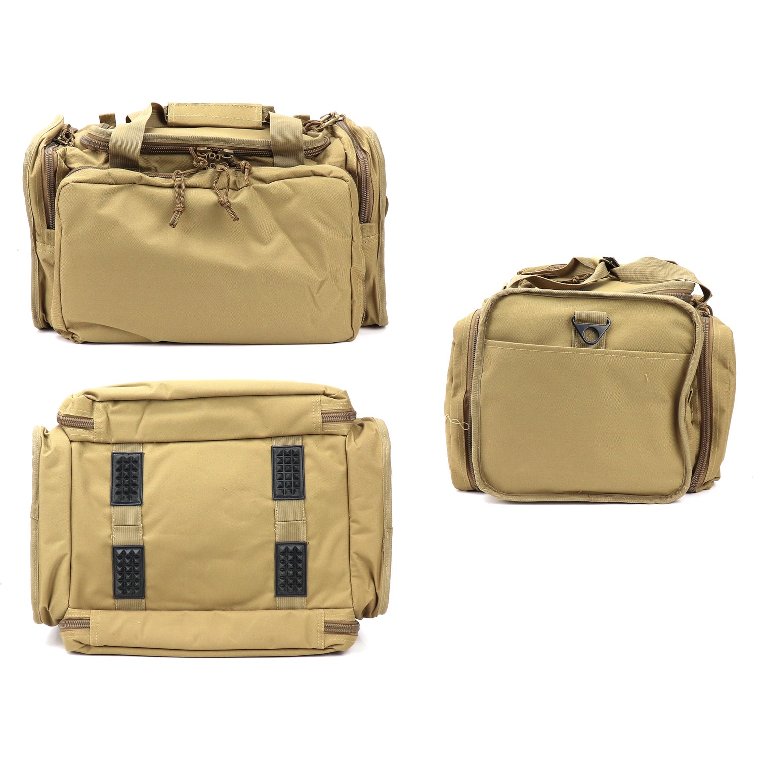 Tactical Range Bag with 9 Compartments and 2 Removable Pistol Pouches