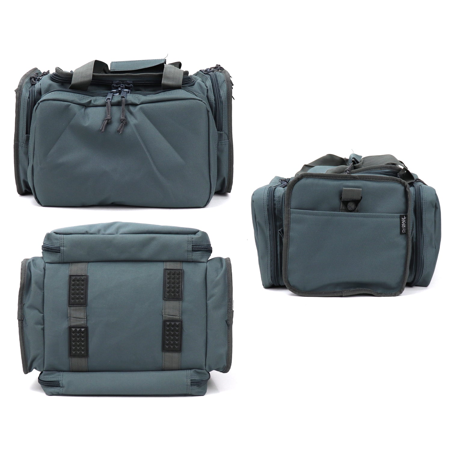 Tactical Range Bag with 9 Compartments and 2 Removable Pistol Pouches