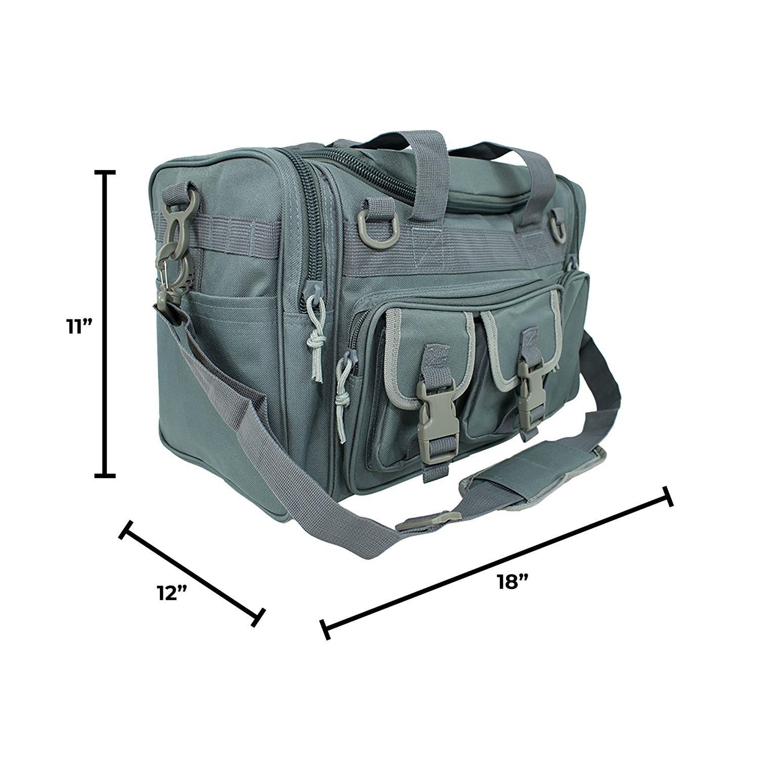 Tactical Bag with Shoulder Strap and Carry Handles