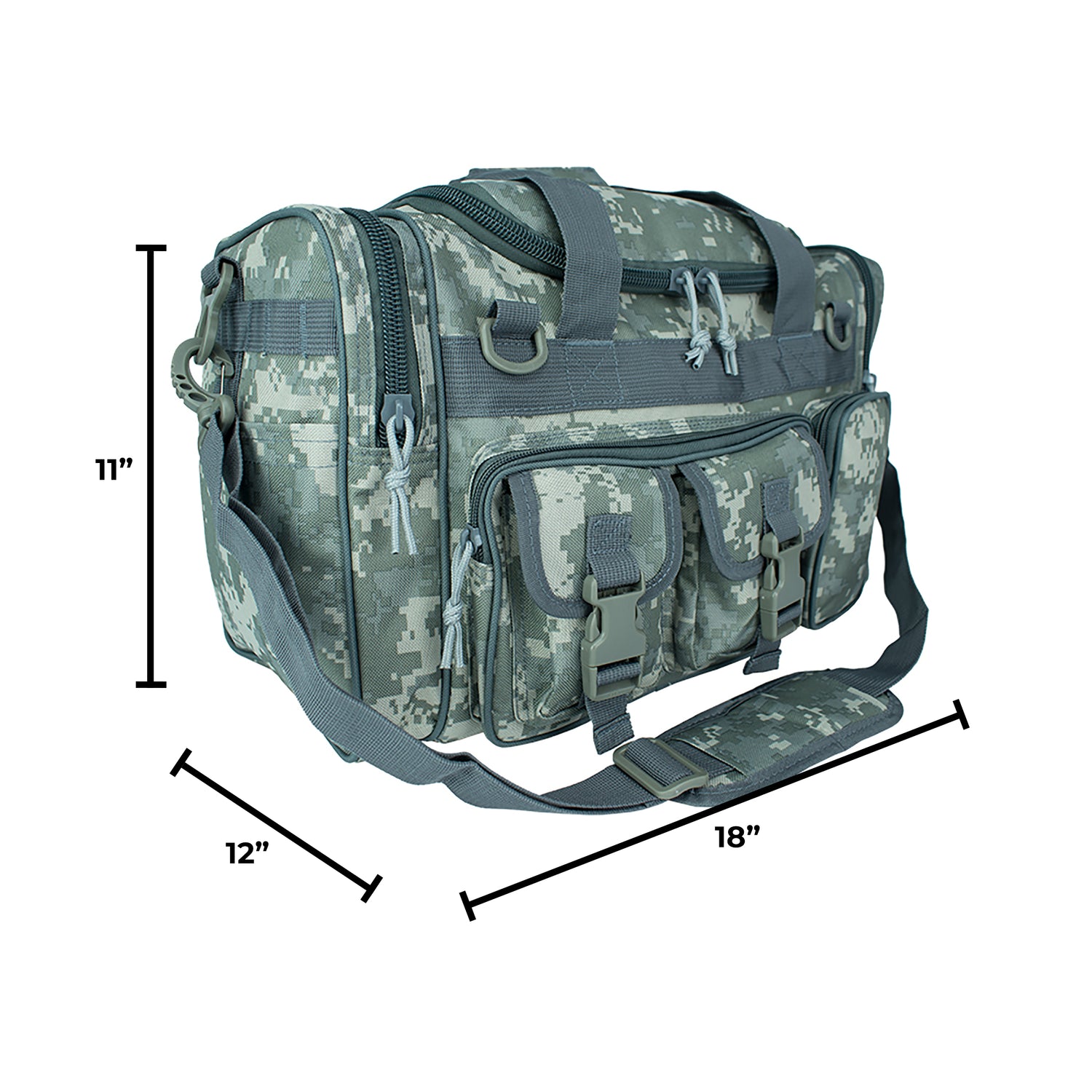 Tactical Bag with Shoulder Strap and Carry Handles