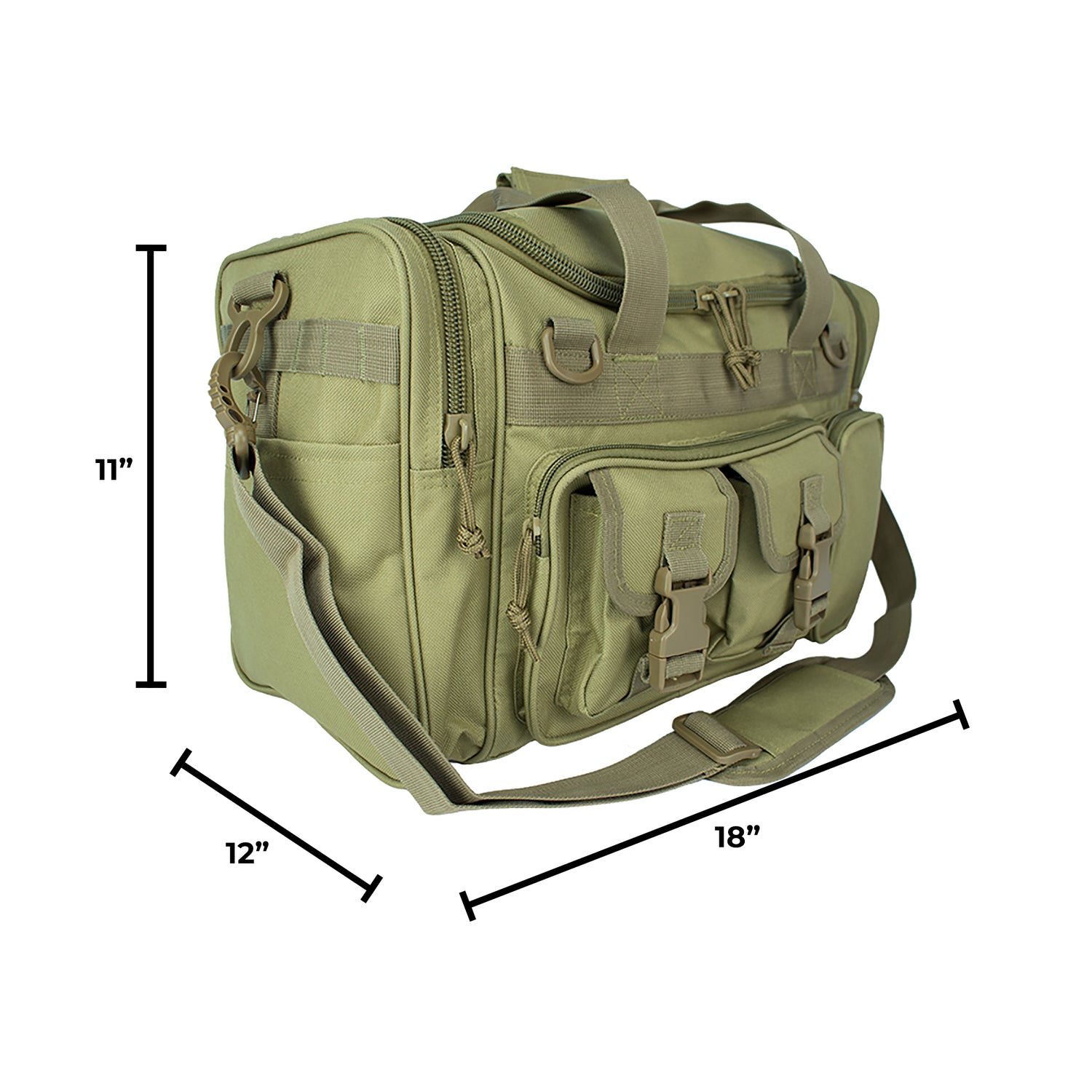 Tactical Bag with Shoulder Strap and Carry Handles