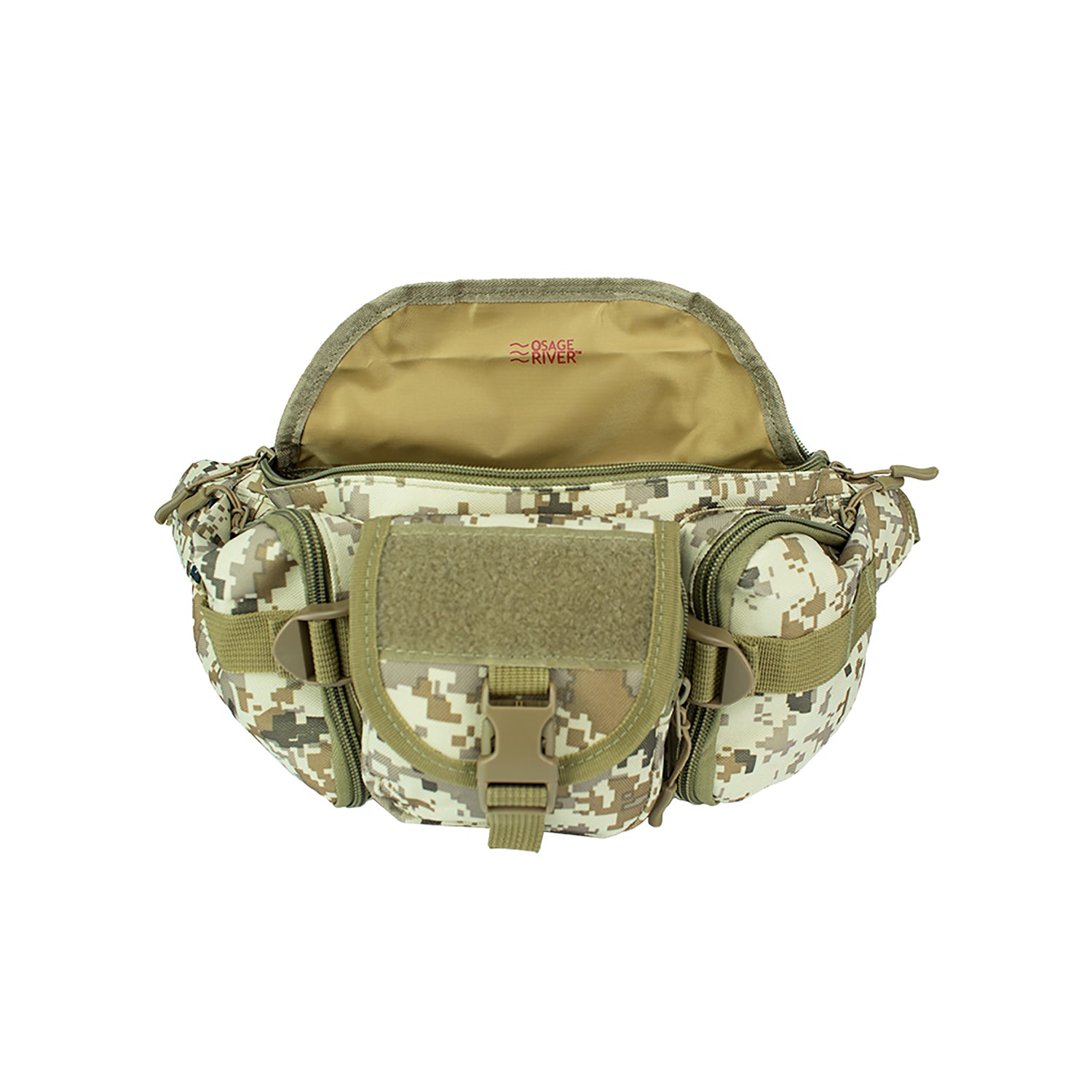 Tactical Fanny Pack With 5 Compartments