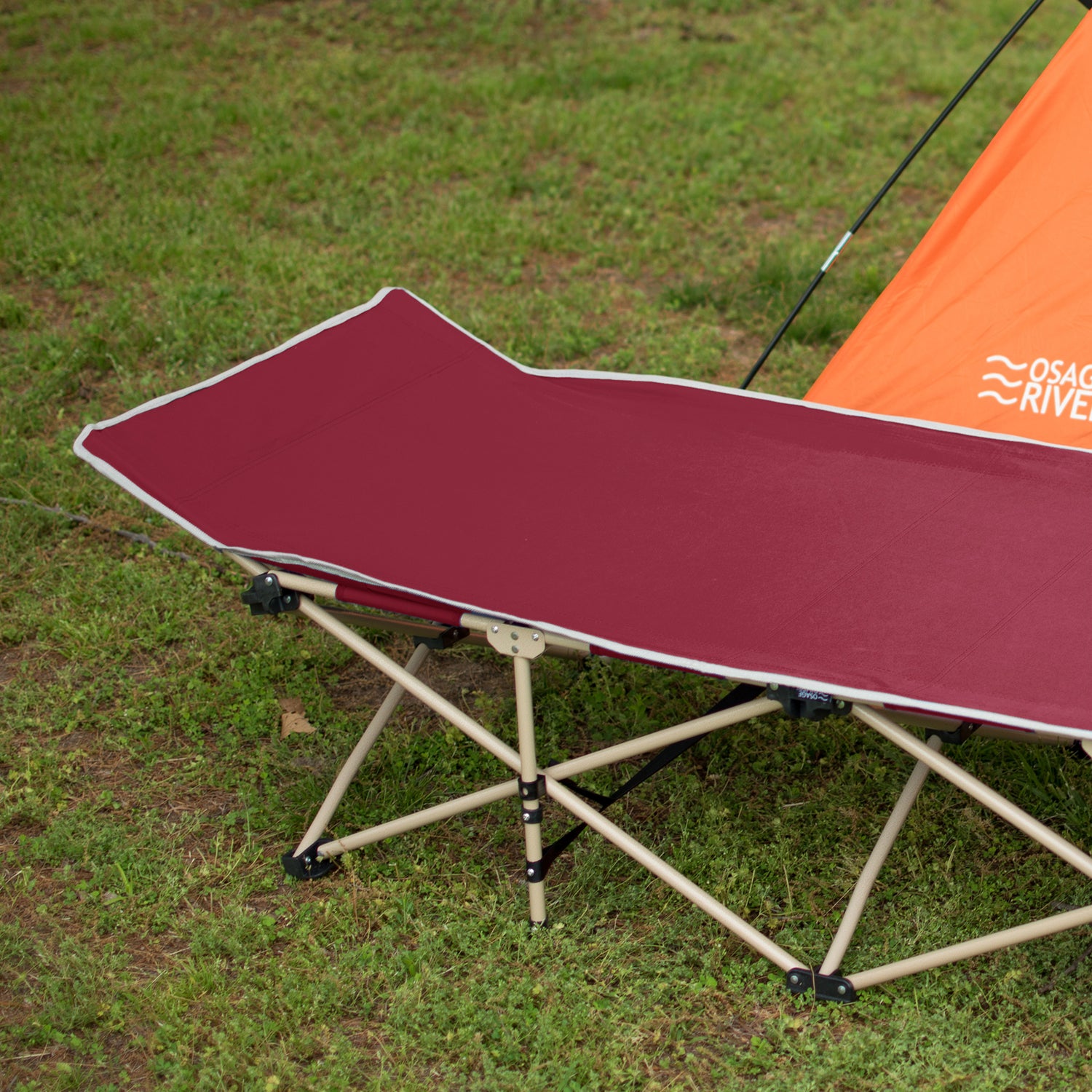 Lightweight Camping Cot w/Carrying Case