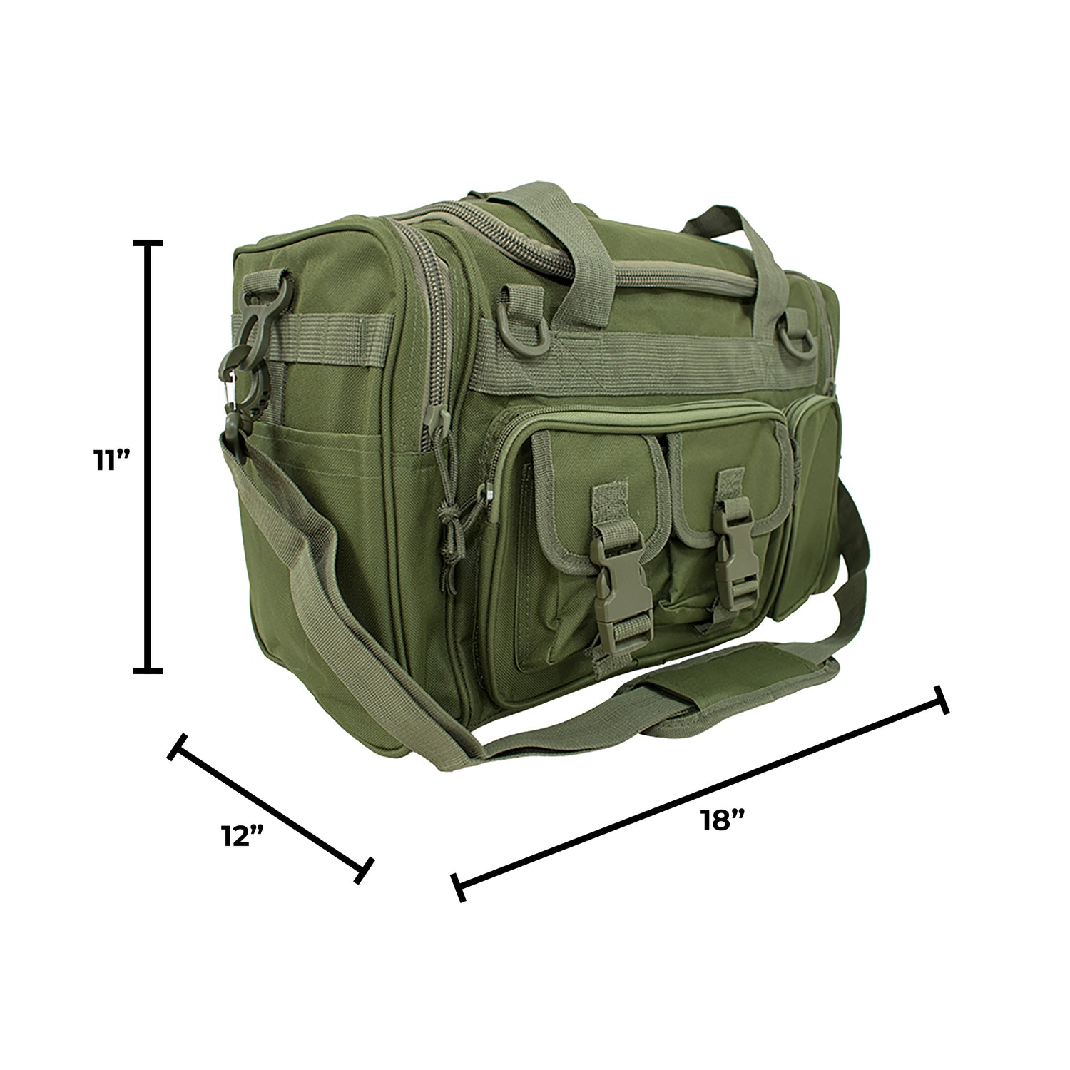 Tactical Bag with Shoulder Strap and Carry Handles