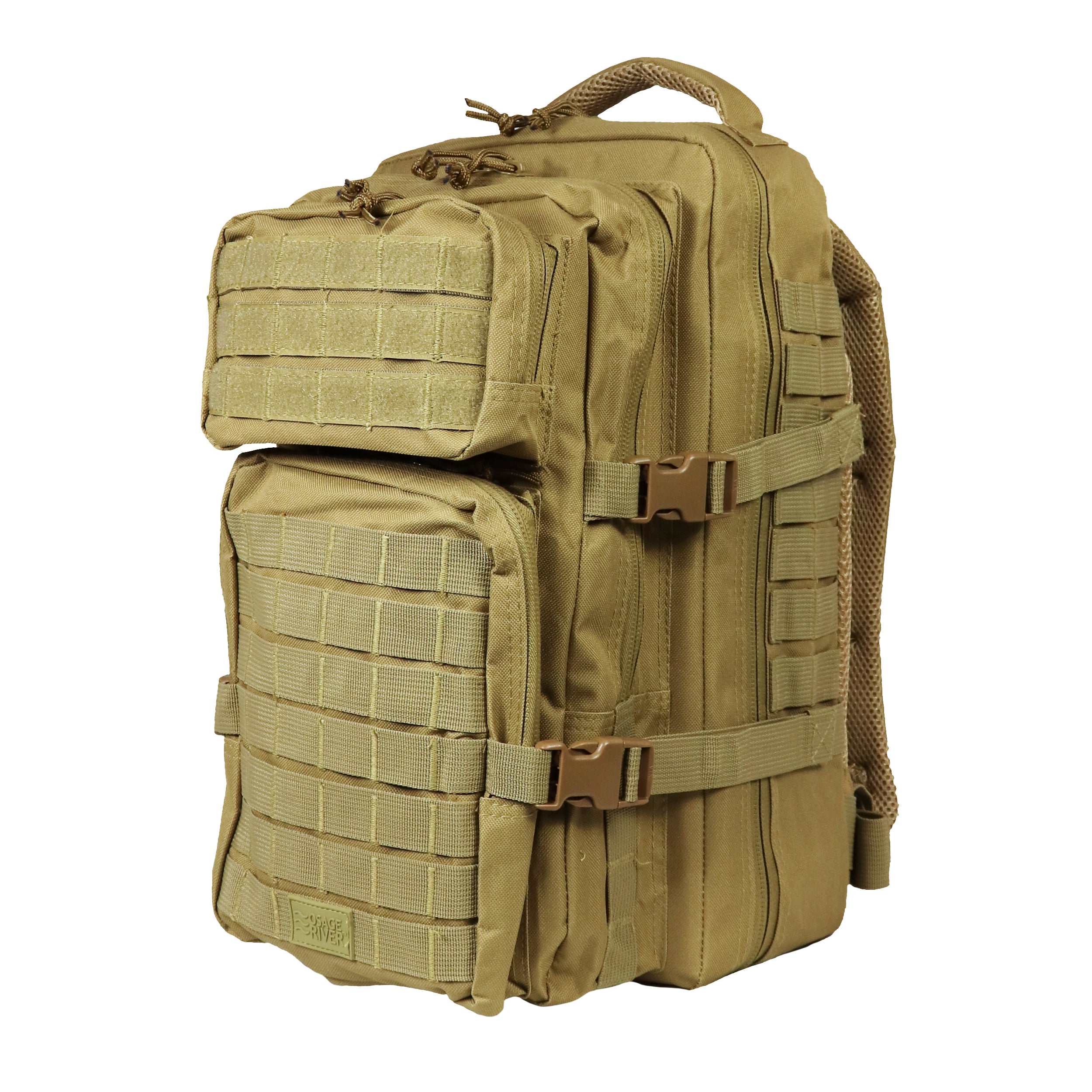 Osage River Fishing Backpack Tackle and Rod Storage Khaki