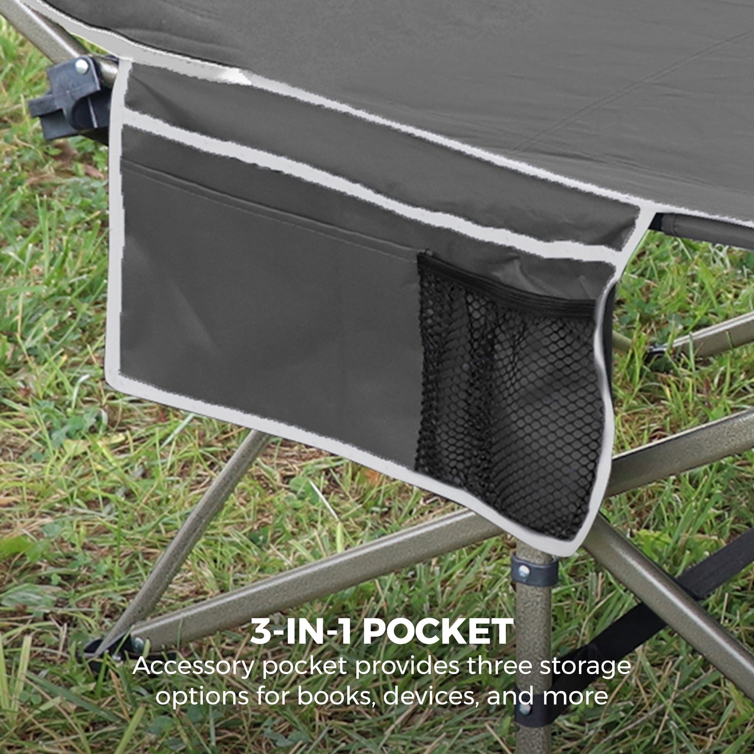 Lightweight Camping Cot w/Carrying Case