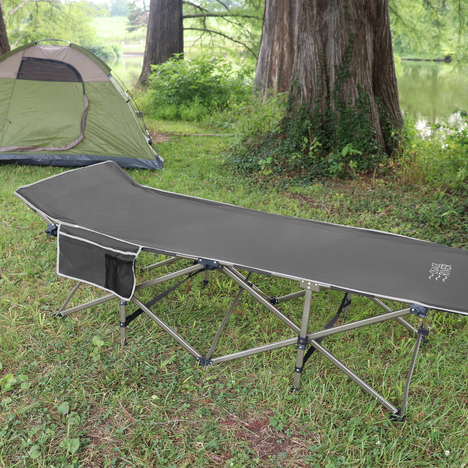 Lightweight Camping Cot w/Carrying Case