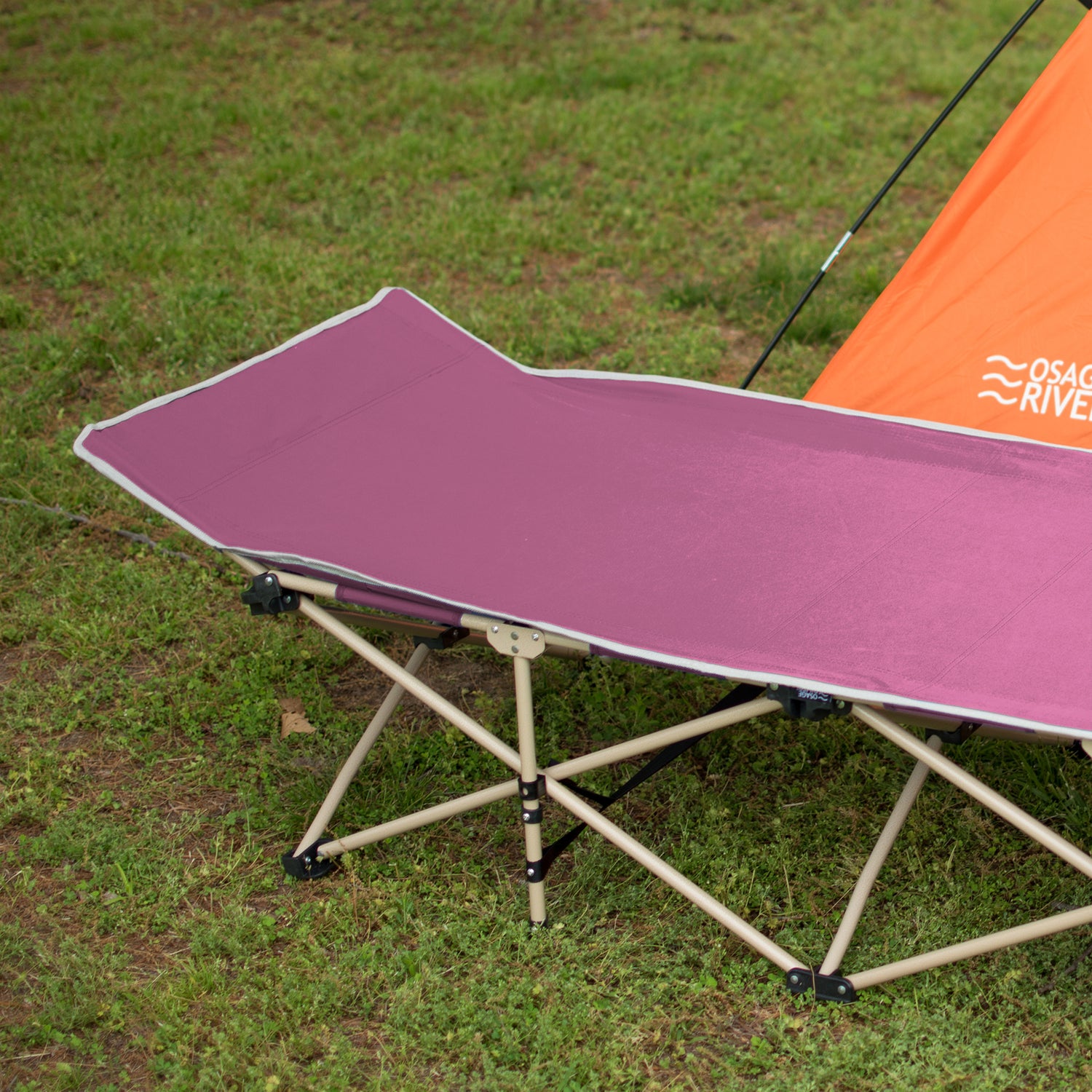 Lightweight Camping Cot w/Carrying Case