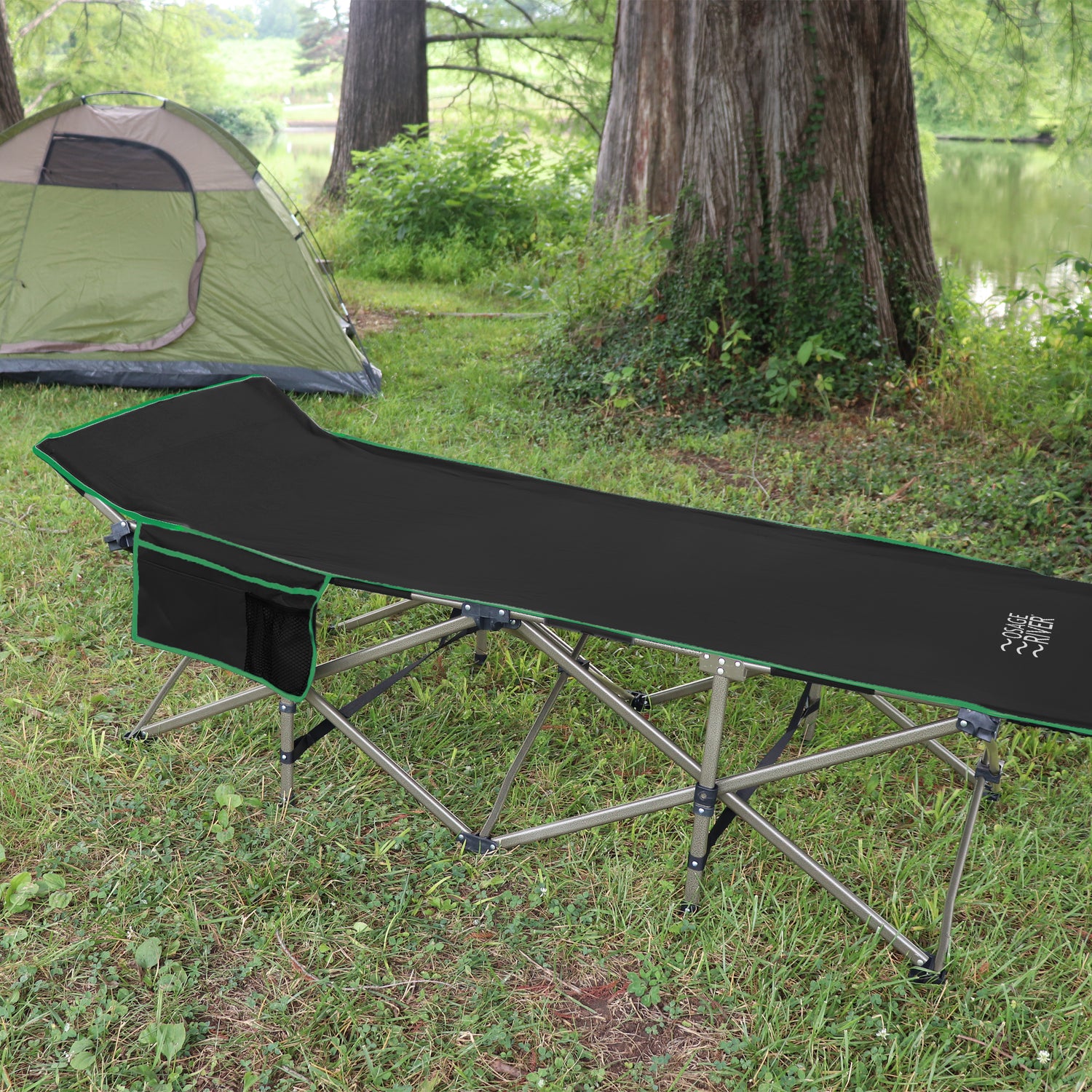 Lightweight Camping Cot w/Carrying Case