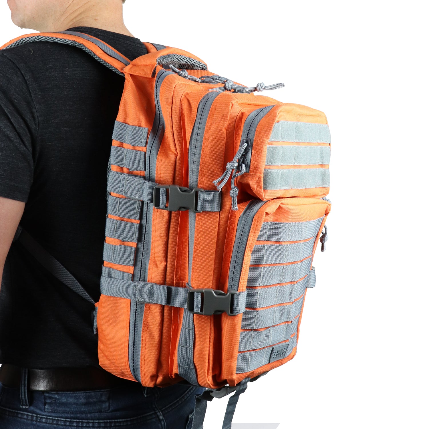 Fishing Tackle Backpack with Fishing Rod Holder