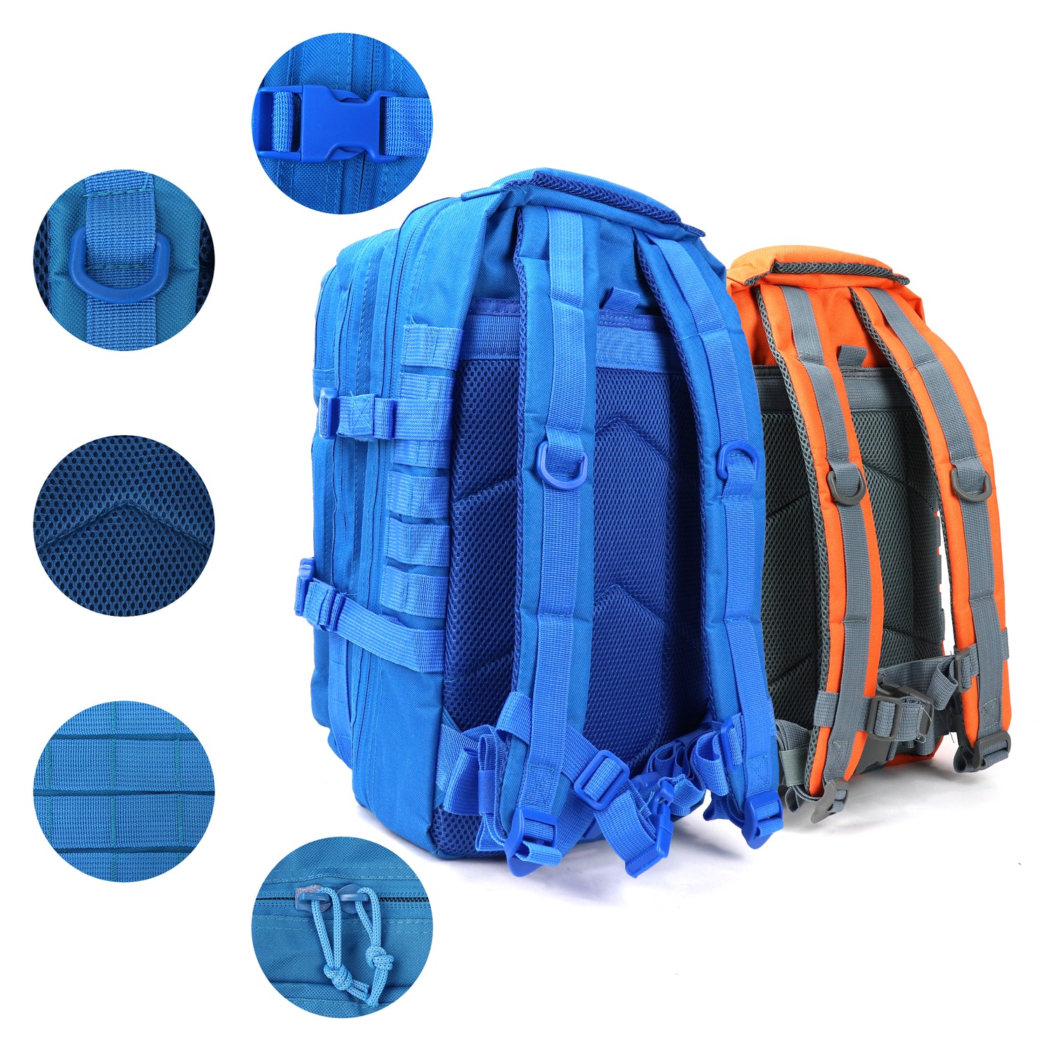 Fishing Tackle Backpack with Fishing Rod Holder