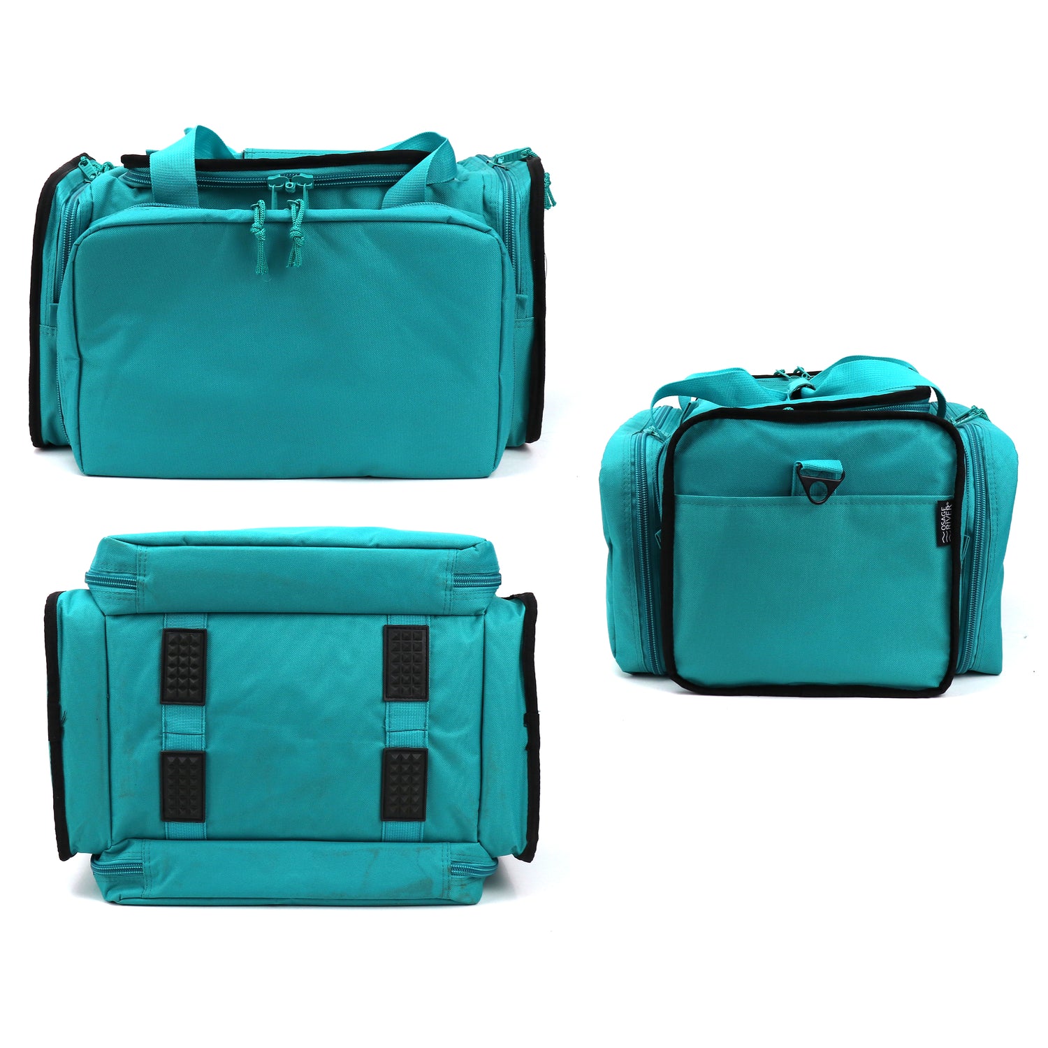 Tactical Range Bag with 9 Compartments and 2 Removable Pistol Pouches