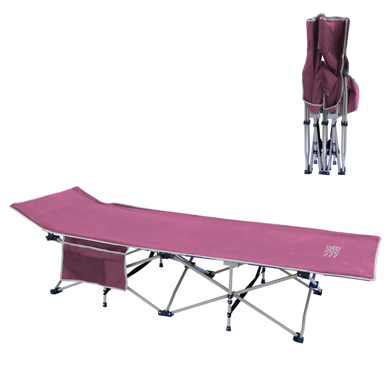 Lightweight Camping Cot w/Carrying Case