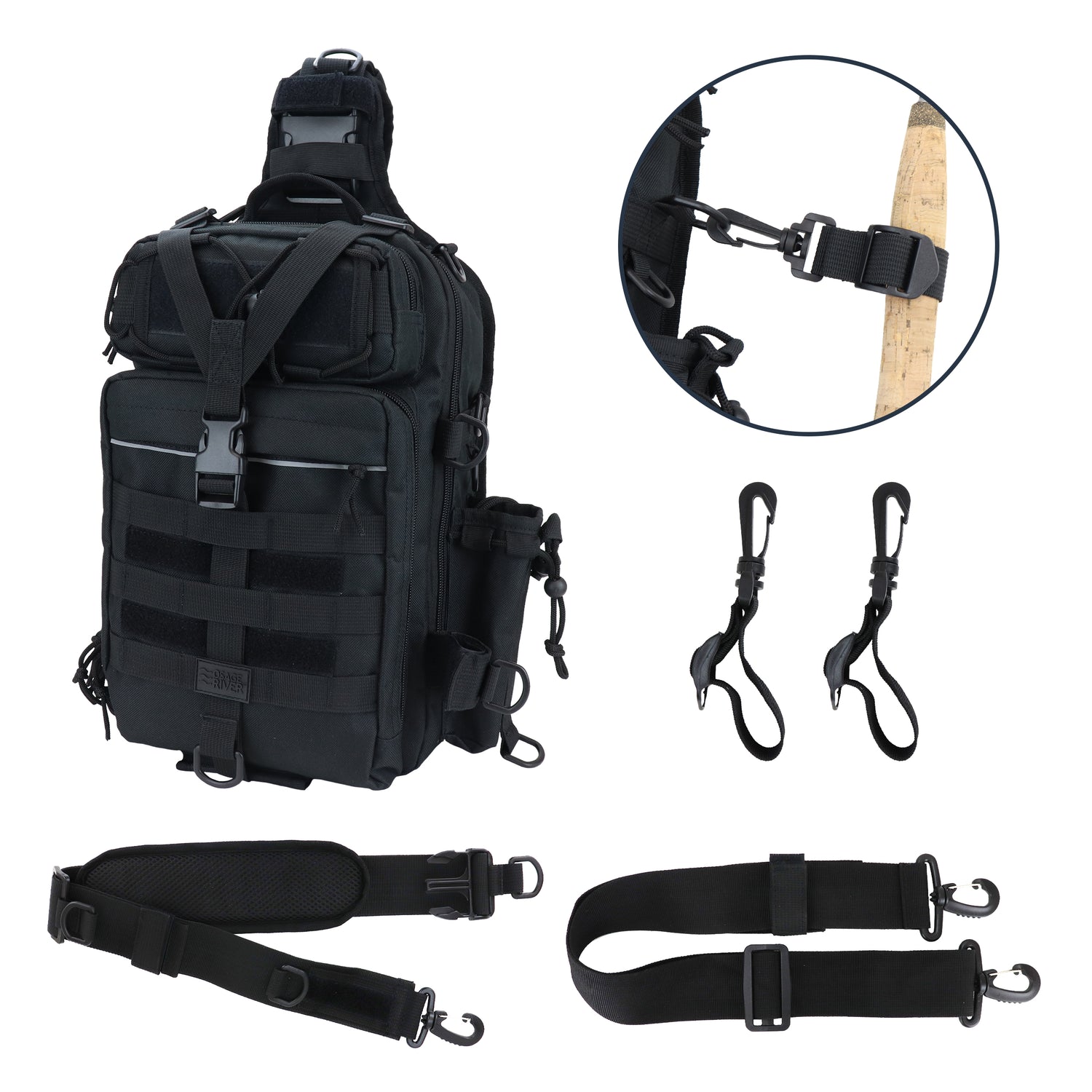 Deluxe Tackle Sling Fishing Bag