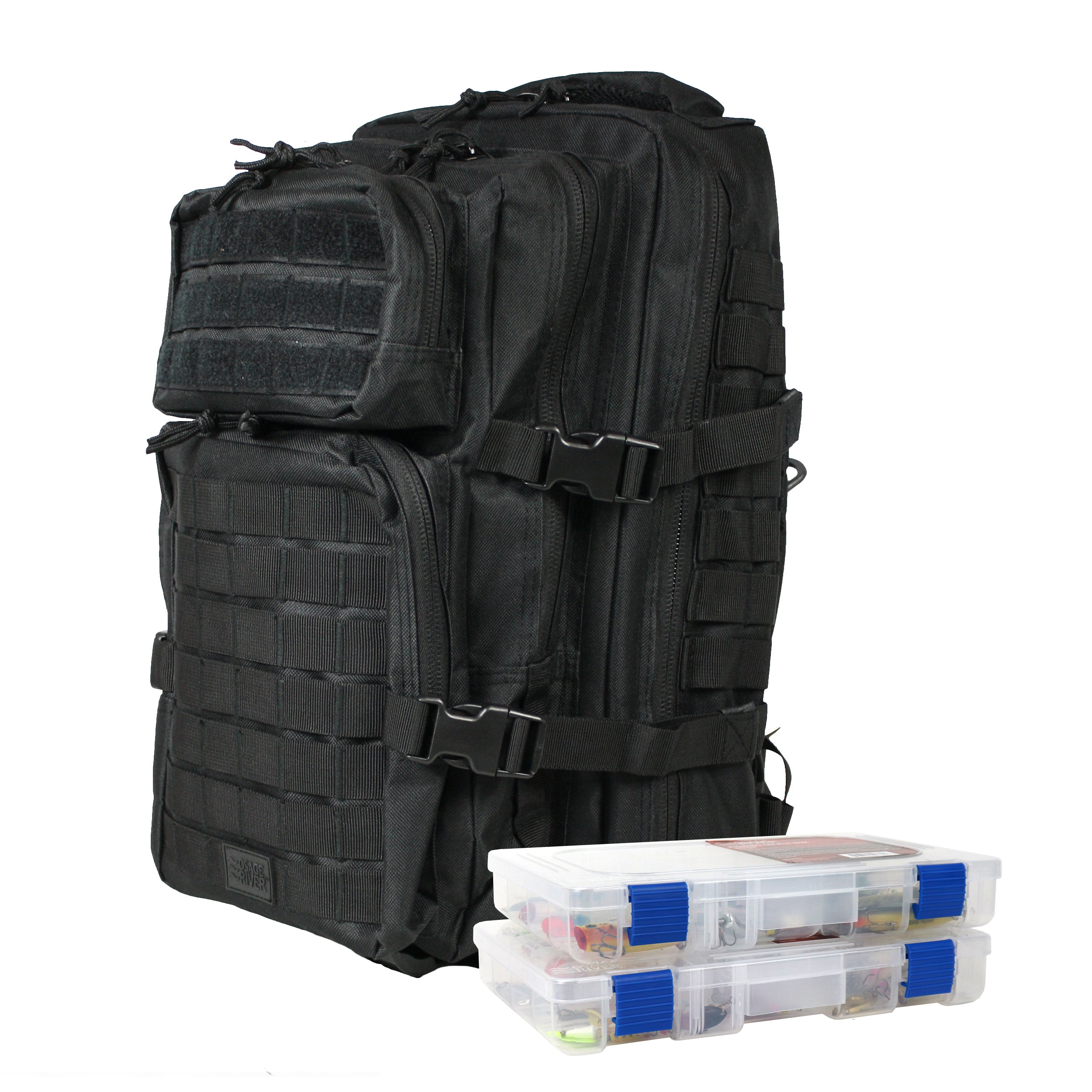 Fishing Tackle Backpack with Fishing Rod Holder – Osage