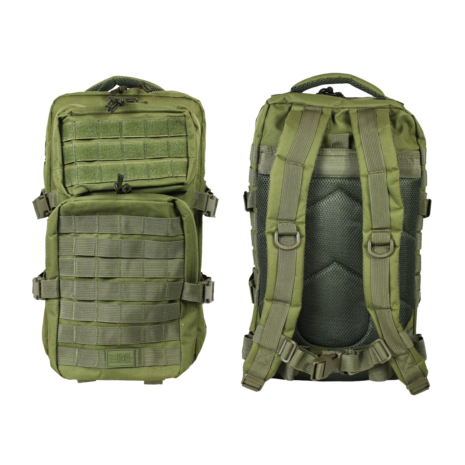 Fishing Tackle Backpack with Fishing Rod Holder