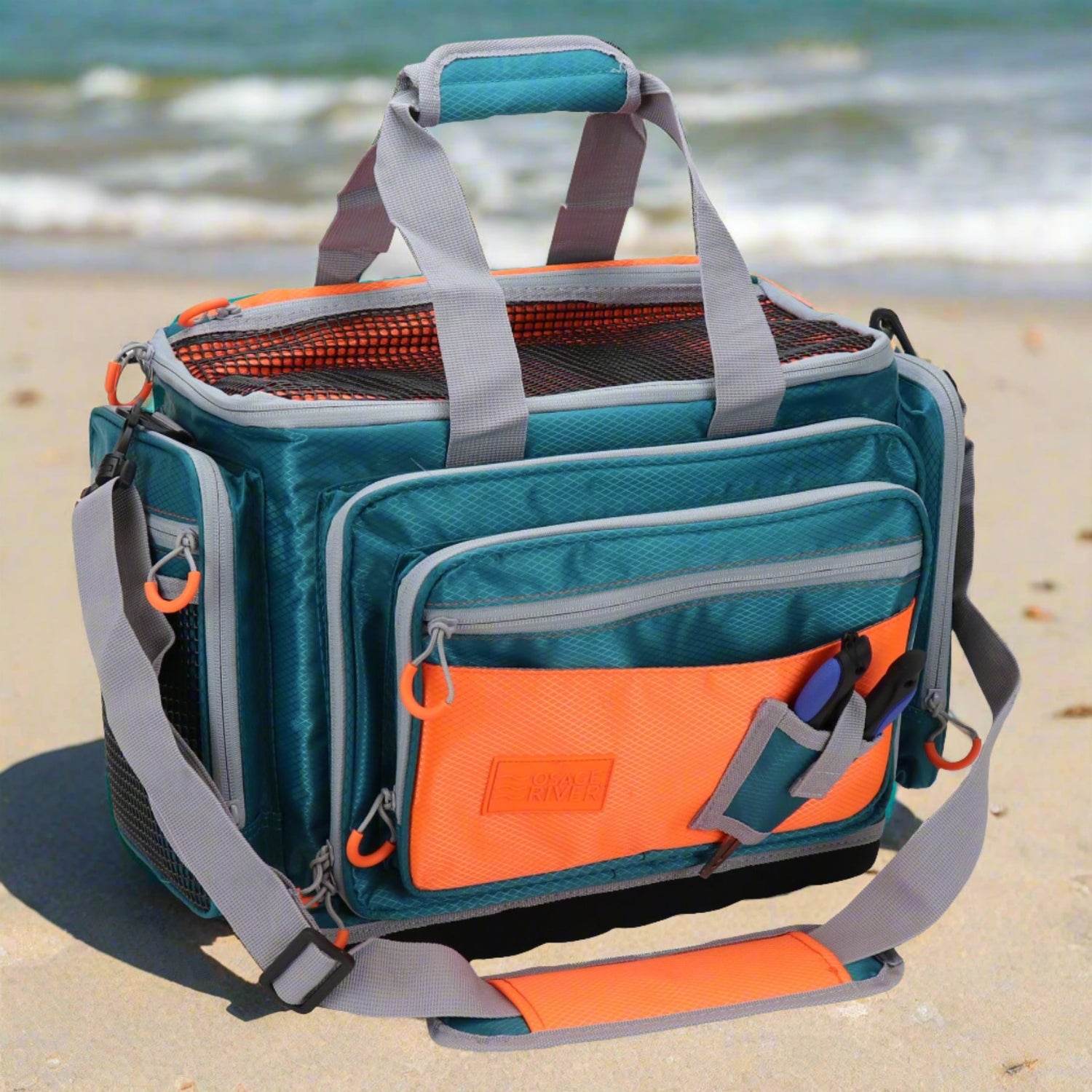 Saltwater Resistant Fishing Tackle Bag